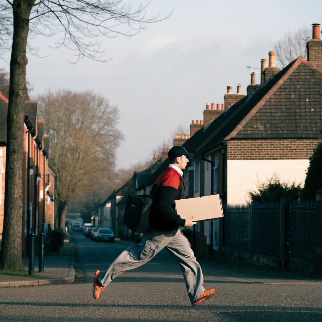 Rows of commuter-belt rooftops across a UK street in the afternoon